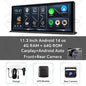 K60 Pro 11.3" 4G+64G WIFI Android 14 AI Screen GPS Navigation Carplay Android AUTO 1080P Dash Cam RearView Mirror Video Recorder
