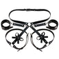 Women Sexy PU Leather Harness Sexy Lingerie BDSM Sexual Outfit Garter Belt Fetish Erotic Gothic Sex Costume Babydoll Underwear