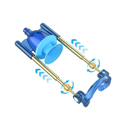 NewSizeDoctor V3.0 Male Penis Enlargement Training enhanced suction Vacuum Cup with Adjustable metal Holder and Soft Material
