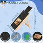 Dog Nail Scratch Board With Stand Wooden Pull-out Dog Scratching Post With Treat Box Pet Durable Dog Paw Repair Board For dog