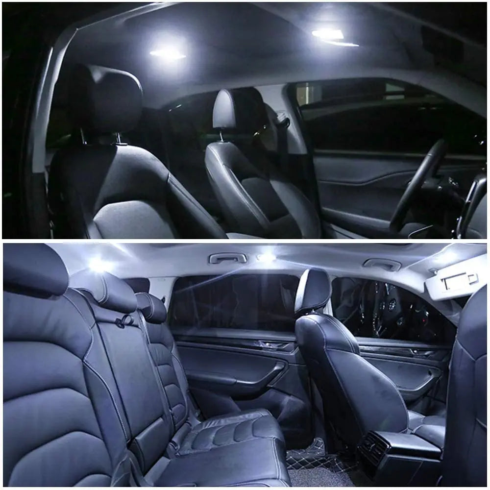 Auto Interior Reading Lamp T10 C5W Car Led Cob 16/24/36/48SMD White12V Car Interior Panel LED Lights Lamp Bulb Car Dome Light