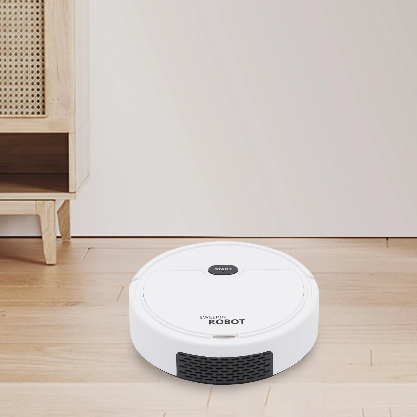 Robot Vacuum w/ Automatic Direction Change, 3-in-1 Fully Automatic Sweeping Robot Suction And Sweeping Mop Household