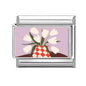 2025 Women's Fashion Colorful Flowers Oil Painting Style Series Italian Charms Fit 9mm Stainless Steel Bracelet DIY Jewelry Gift