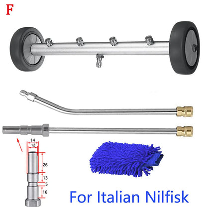 Undercarriage Cleaner Water Broom Car Chassis Wash For Karcher/Parkside/Black Decker Wash The Bottom Of The Car Washer Nozzles