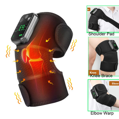 Electric Shoulder Massager Heating Pad Vibration Massage Support Belt Shoulder Thermal  Brace