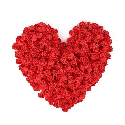 PE foaming Artificial Flowers Home vase table Wedding ornaments DIY gift Scrapbook Bubble Bear Valentine's Day Arch wreath Decor