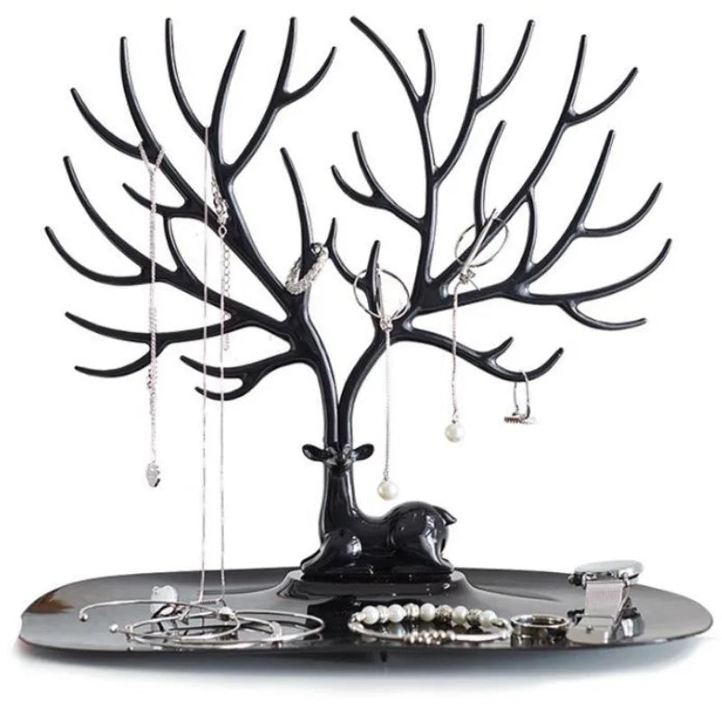 Antler Jewelry Storage Rack Smooth Deer Horn Jewels Display Shelf Rings Earrings Small Accessories High Quality Showing Stand