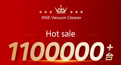 INSE S3P Cordless Vacuum Cleaner 45Kpa Powerful Handheld Stick Vacuum with LED Display 55-Min Running Self-Standing for Carpet H