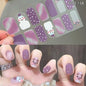1PC Gel Nail Sticker Patch Slider Flower Gradient Color Back Glue Full Cover Waterproof Gel Nail Sticker UV Lamp Curing Manicur