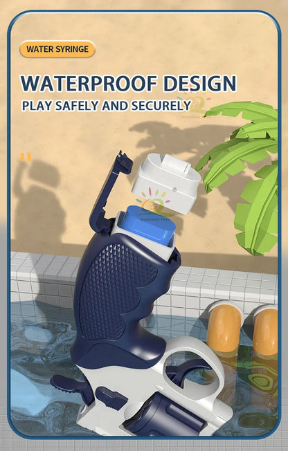 Backpack Electric water gun,Full-Automatic Shooting Water Gun Toys for male Summer Outdoor Beach High-capacity Guns Game Gifts
