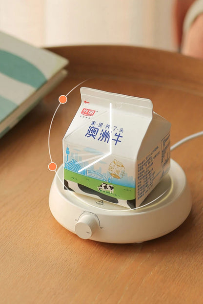 Miffy Cup Heater Coffee Mug Warmer Timer Heating Coaster Smart Thermostatic Heating Pad Hot Plate Hot Milk Coffee Cup Warmer