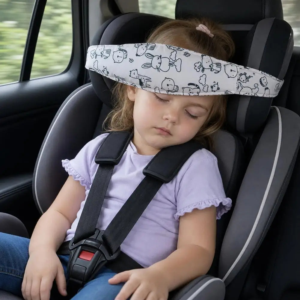 Infant Baby Car Seat Head Auto Sleeping Headrest Support Children Belt Fastening Belt Adjustable Sleep Positioner Baby Saftey