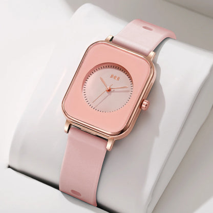 Fashion Rectangle Women Watches Casual Silicone Band Sports Watch Reloj Mujer Girls Clock Gift