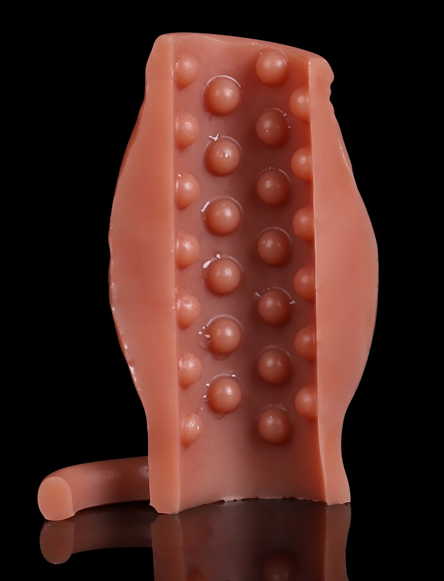 Penis Sleeve Cock Ring Power Ring Penis Cover Penis Ring for Men Delayed Ejaculation Penis Enlargement Silicone Adult Sex Toys