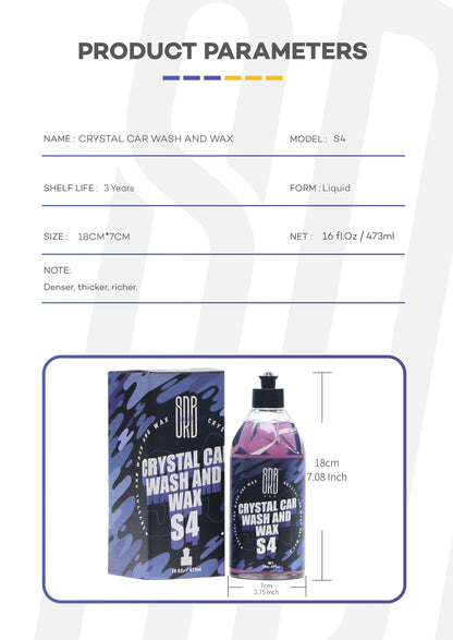 Ceramic Car Shampoo - Car Wash For Ceramic Coatings - Adds Hydrophobic Protection | Enhances Ceramic Coatings | Incredible Shine