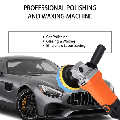 Podofo 1200W Rotary Car Buffer Polisher Waxer with Detachable Handle for Boat and Car Polishing & Waxing, 8800RPM Sponge Rotary Polisher