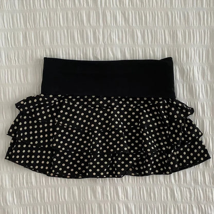 Emo Girls Summer Mini Cute Striped Women's Skirt Streetwear Hip-Hop All-match Fashion Vintage Y2K Hot Girls Slim Women's  Skirt