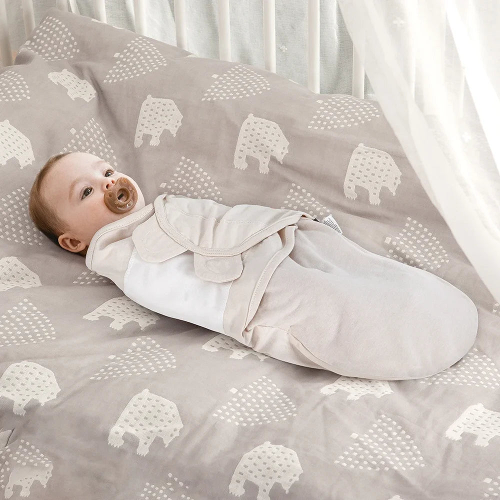100% Cotton Baby Sleeping Bag For Newborn Extract Envelope Swaddle Cocoon Baby Blanket Swaddling Wrap Sleepsack For Baby Girl