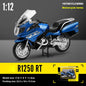 CCA R1250 GS. 1:12 Alloy Die-cast Car Motorcycle Model, Toy Gift Giving, Die-cast Static Motorcycle Model