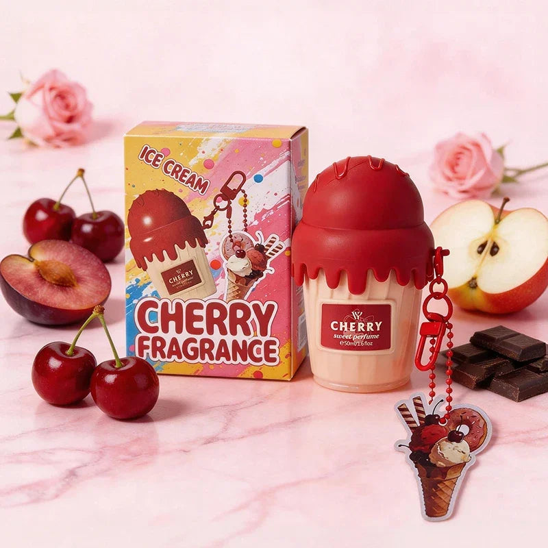 Dubai Arabia Gourmet Eau De Toilette 50ml Cherry Croissant Strawberry Chocolate Scent Cute Delicate Pendant Body Perfume Spray