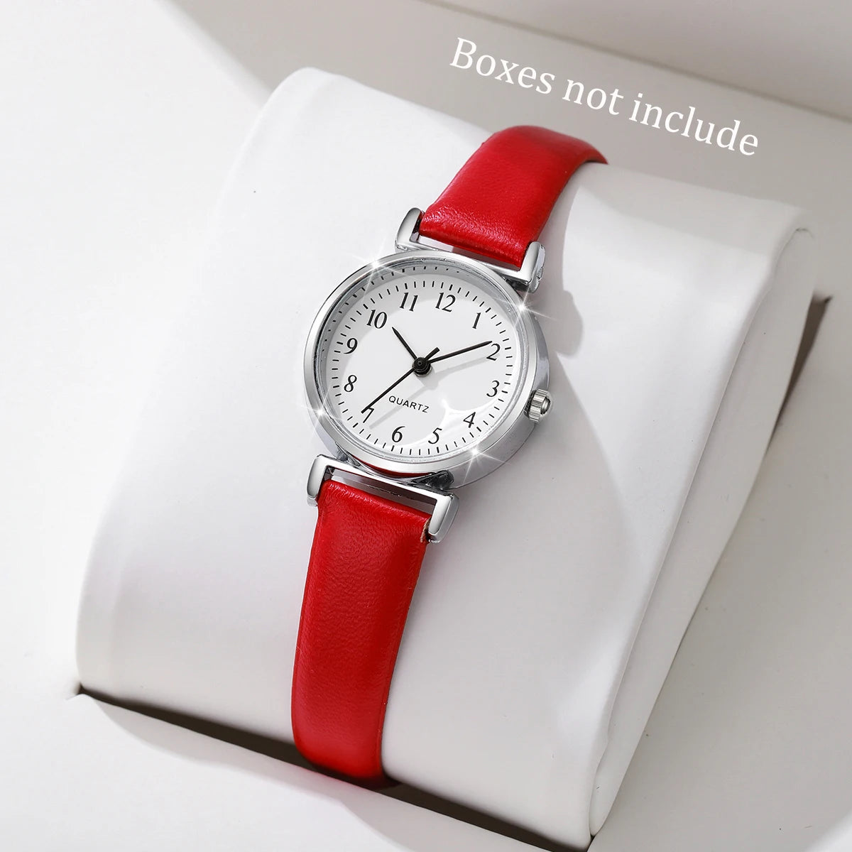 Fashion Small Dial Women Watches Simple Leather Band Analog Quartz Wristwatch for Ladies Clock Reloj Mujer（Without Box）