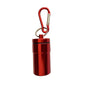 1Pcs Windproof Cigarettes Ashtray with Keychain Ash Tray Outdoor Portable Pocket Ashtray with Lid Aluminum Storage Tube Holder