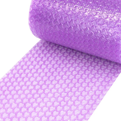 Love Heart-shape Bubble Cushioning Wrap Padding Bubble Packaging Film for Shockproof Foam Roll Bag Paper Packing Fragile