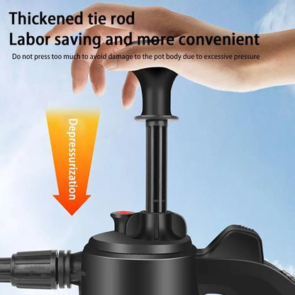 Foam Spray Sprayer Car Wash With Bottle Gun Manual Pressure Water Jet home Shampoo foam Snow watering can hand-pressed car 2L