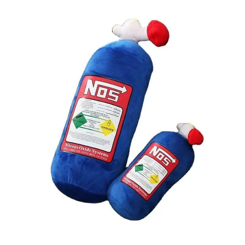 New Car Neck Pillow Car Headrest for Driver Front NOS Nitrous Oxide Bottle Car Decor Headrest Cushion Plush Pillow Auto Parts