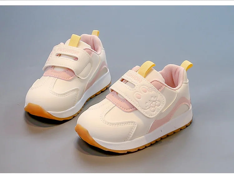 New Fashion Children's Causal Sneakers for Girls Cute Patchwork Kids Sports Shoes Soft Versatile Boys School Running Sneakers