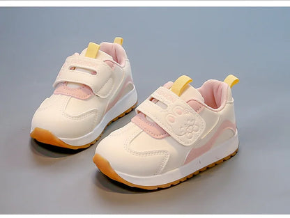 New Fashion Children's Causal Sneakers for Girls Cute Patchwork Kids Sports Shoes Soft Versatile Boys School Running Sneakers