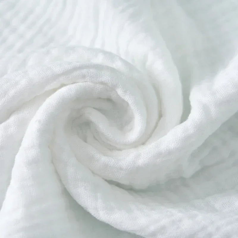 Soft Baby Nappies 100% Cotton Double Layer Washable Gauze Cloth Diapers for Newborns/Babies Ultra Thin Breathable Reusable