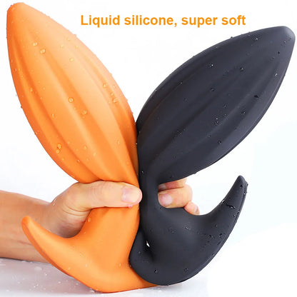 Soft Anal Plugs for Gay Men Prostate Massage Liquid Silicone 35-80mm Huge Butt Plug Anal Training Comfortable To Wear But Plug