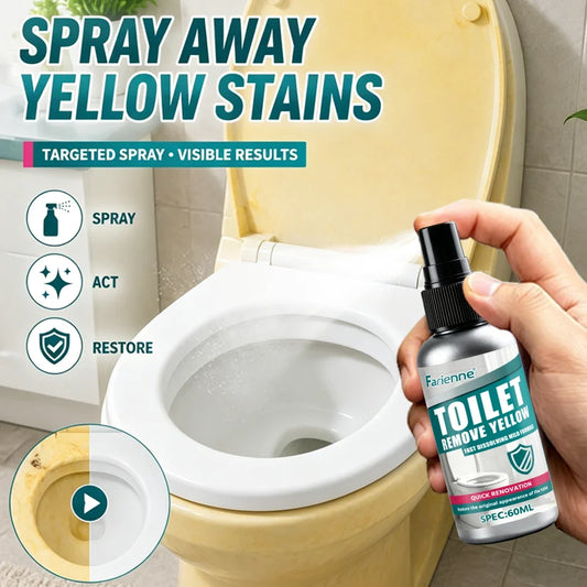 Plastic Yellow Stain Remover Spray Restore Discolored Plastic Rubber Surfaces For Toilet Seat Car Interior Plastic Accessories