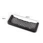 Car Seat Gap Organizer, Universal Mesh Storage Net Pocket with Strong Adhesive for Phone, Cards, Keys - Black Car Accessories