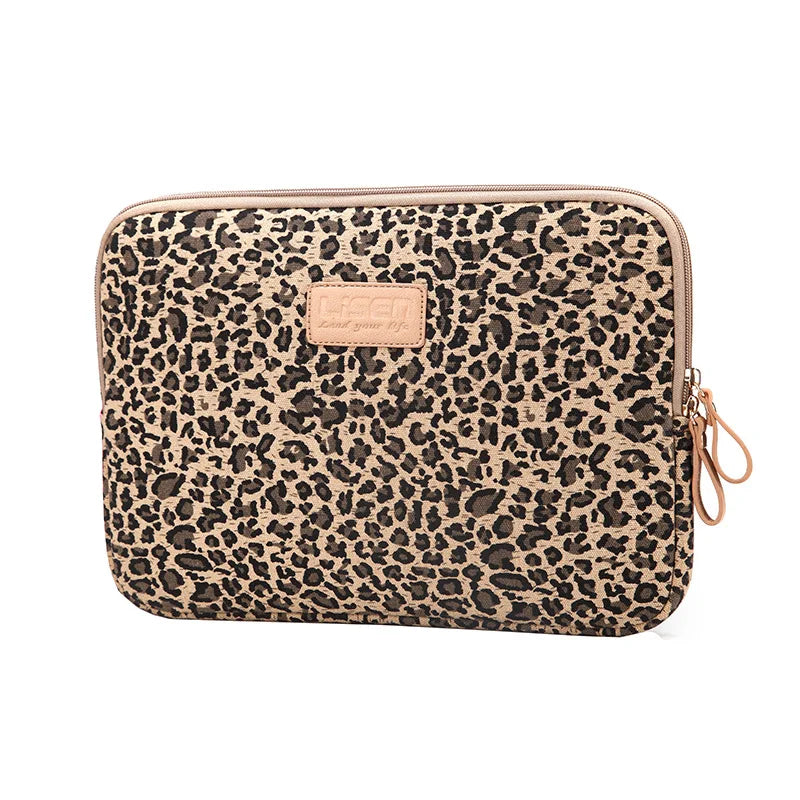 Fashionable classic charm leopard print notebook inner bag iPad/11/13/14 inch 15.6-inch computer bag for men and women