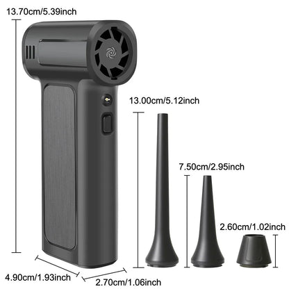 Blower Car Vacuum Cleaner Turbo Fan Violent Jet Fan Cleaning Blowing Tools Auto Dust Collector Portable Air Duster Hair Dryer