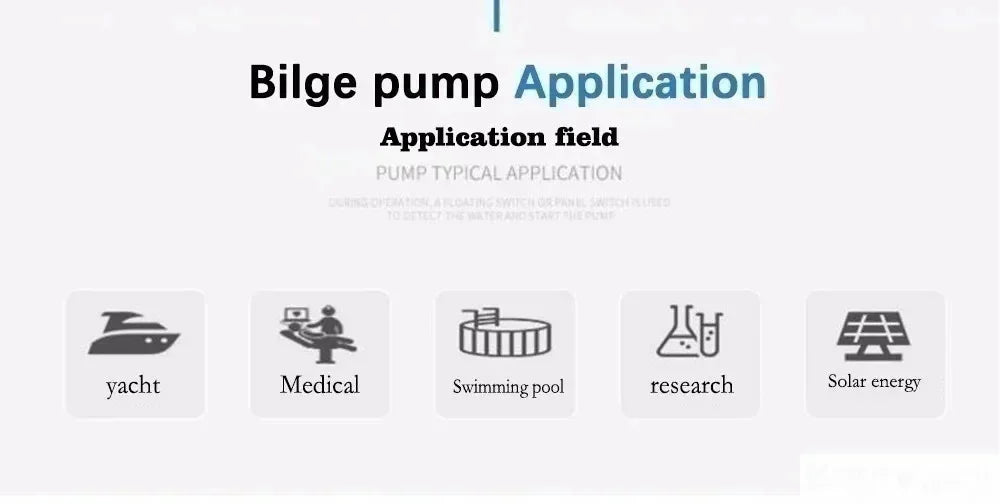 12V 24V 220V 60L/min 1100GPH Bilge Pump Mini Boat Pumps 12 V Submersible Kayak Rule Water 24 Volt Garden Rinse Car Wash Bath