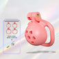 New Sissy Simulation Vagina Chastity Cock Cage Sex Toy with 4 Size Cock Ring Bdsm Penis Urethral Lock Adult Toy for Men