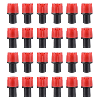 20Pcs 6mm 8 Hole Red Dripper Adjustable Drip Watering Emitter Garden Micro Drip Irrigation Potted Bonsai Plant Watering Tool