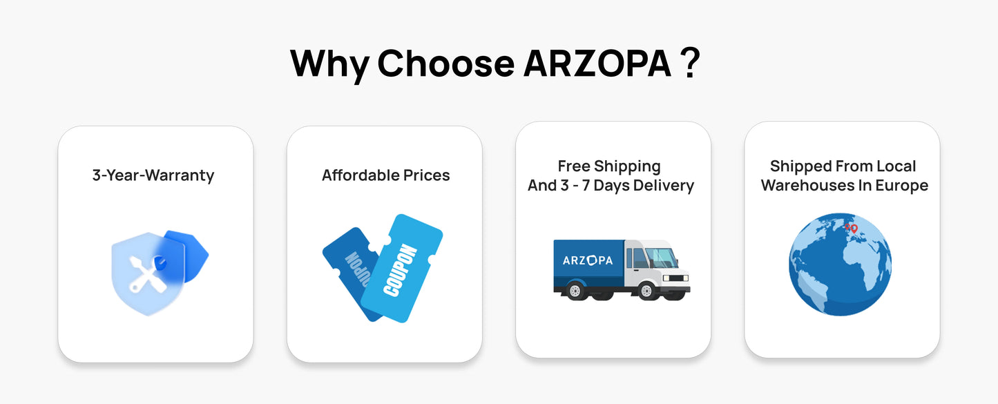 ARZOPA 16.1 inch 2.5k 180HZ External Portable Monitor HDR IPS Screen Second PC Displays for Gaming Working Anytime Anywhere Z3FC
