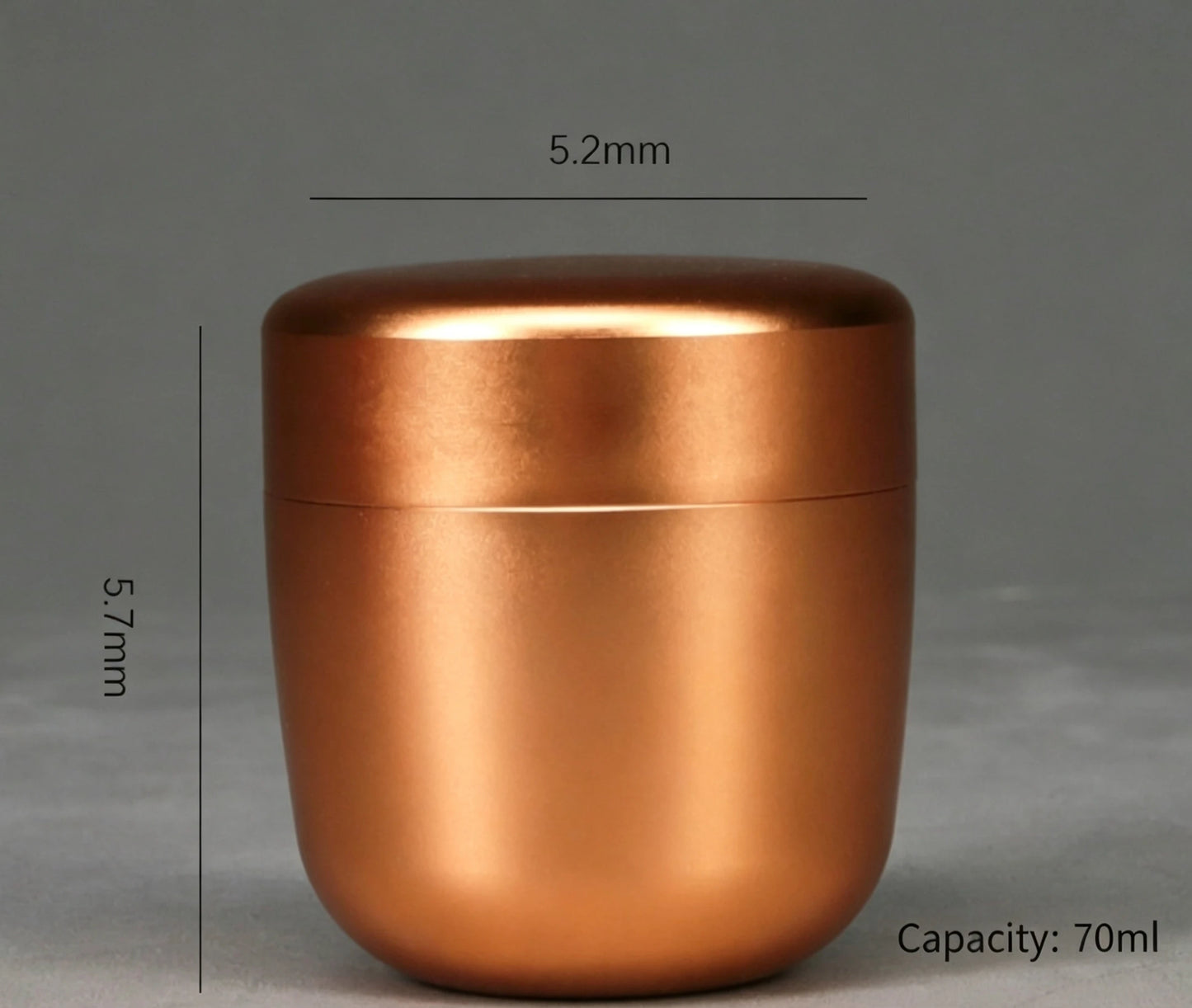 Hot Sale L8 Ashes Aluminum Alloy Capsule Mini Keepsake Iron Urn Funeral Casket Pet Urn Human pet memorials and gifts