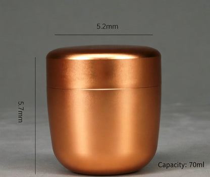 Hot Sale L8 Ashes Aluminum Alloy Capsule Mini Keepsake Iron Urn Funeral Casket Pet Urn Human pet memorials and gifts