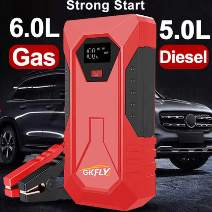 GKFLY 2000A/3000A/4000A Car Jump Starter Power Bank Petrol Diesel Car Battery Charger Starting For Auto Battery Booster