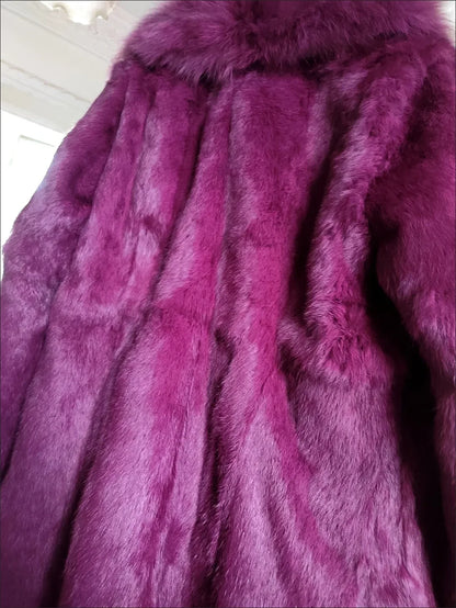 Real Rex Rabbit Fur Coat Women Autumn Winter Long Jacket Thick Warm New Fashion Fox Fur Collar Elegant Female Warm Outerwear