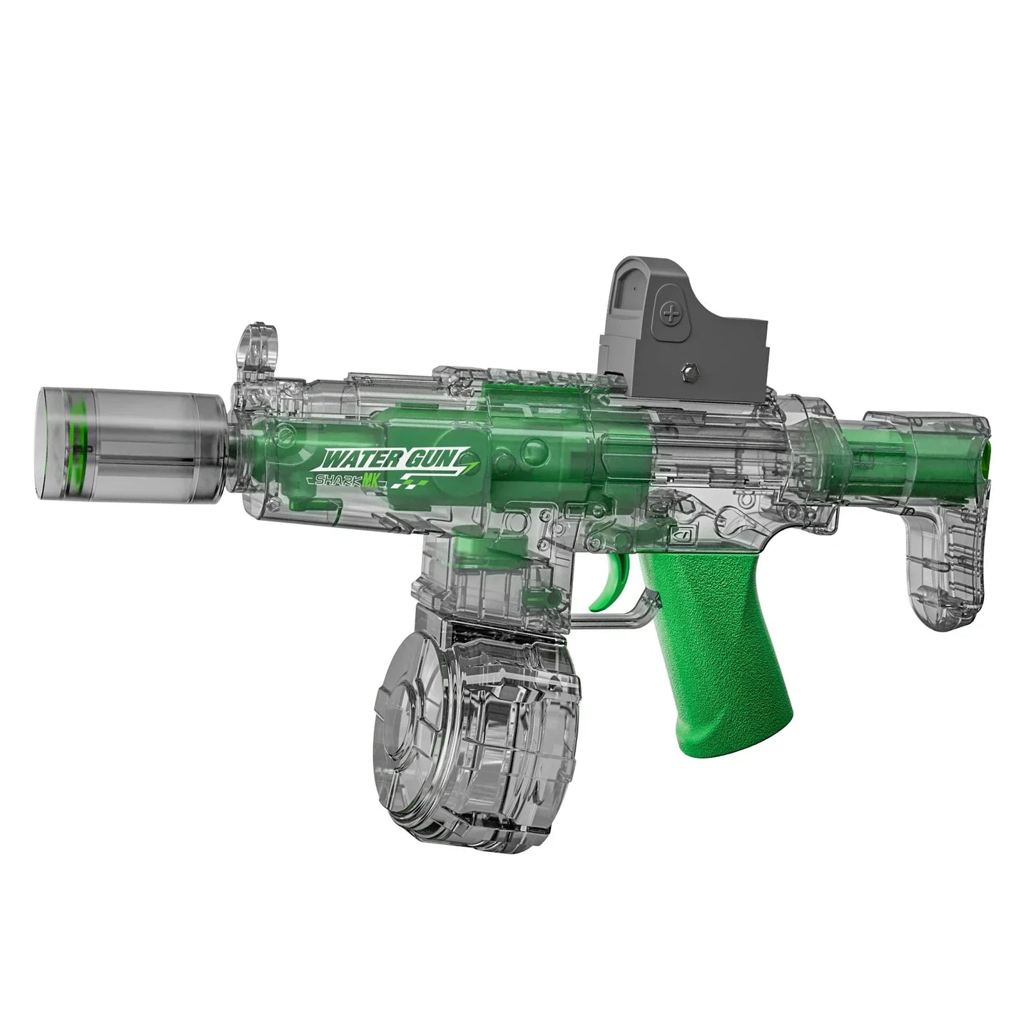 Simulated Firing and Recoil Electric Water Gun Toys Children Automatic Sensor Lights Water Pistol Summer Outdoor Beach Kids Toy