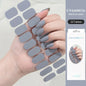 16/22 Tips Semi Cured Gel Nail Stickers for UV Lamp Designer Adhesive Nail Gel Wraps DIY Long-lasting  Nail Decoration