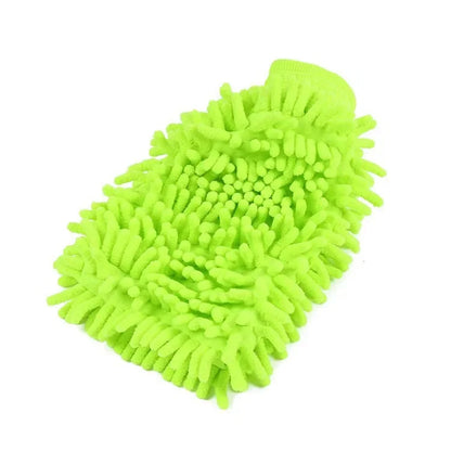 Car Wash Gloves Microfiber Wipe Car Sponge Scratch Free Car Wash Cleaning Coral Velvet Double-Sided Cleaning Tool