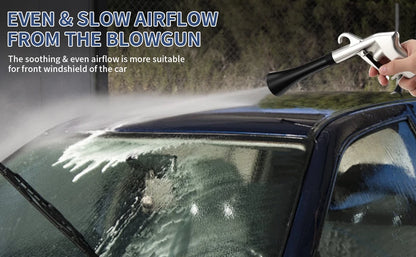 High Pressure Dust Blowing Gun Air Blow Car Wash Gun Efficient Dry Cleaning Gun Professional Car Interior Cleaning Tools