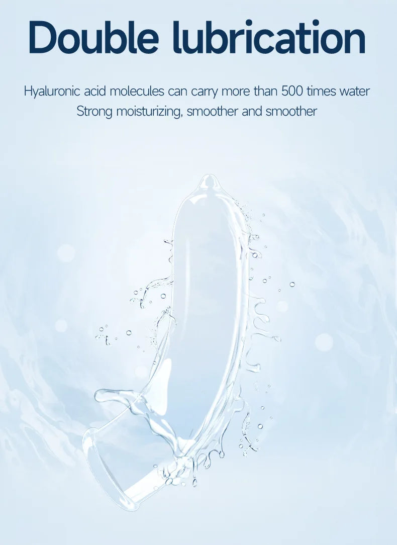 10pcs Large Size 55mm Ultra-thin Condoms Lasting Passion Man Penis Sleeve Natural Rubber Latex Safe Sex Toys Condoms Adult 18+